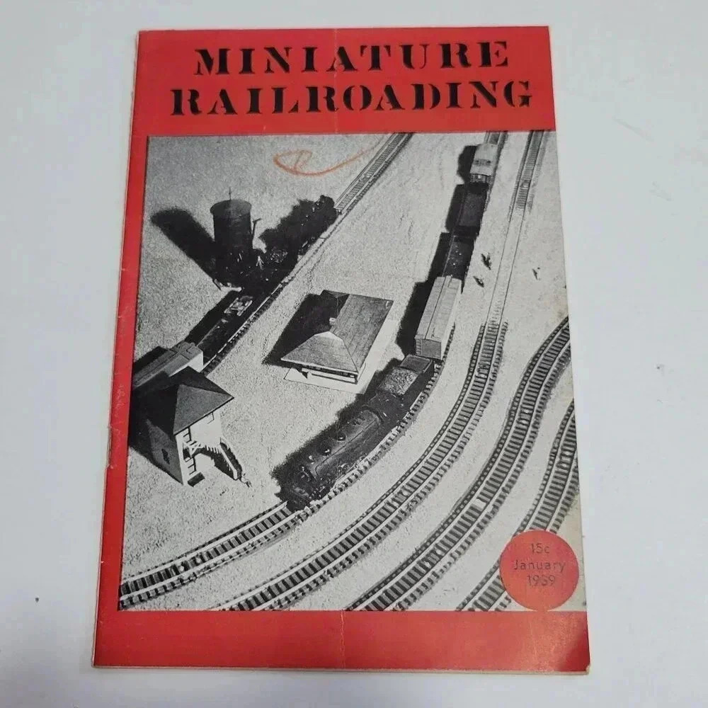 Miniature Railroading January 1939 Magazine Vintage Model Train Great Photos